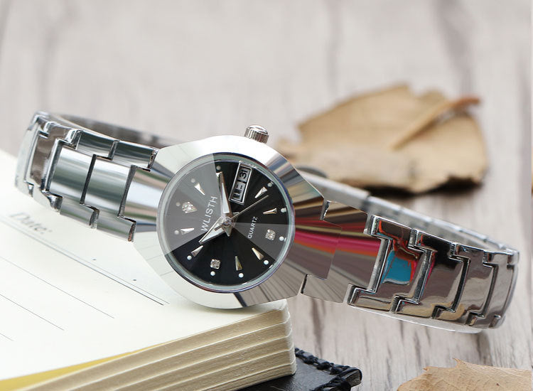 Fashion women's watchWlisth Men's Watch Fashion Men's Watch Couple Watch Luminous Waterproof Steel Watch Women's Watch Wholesale