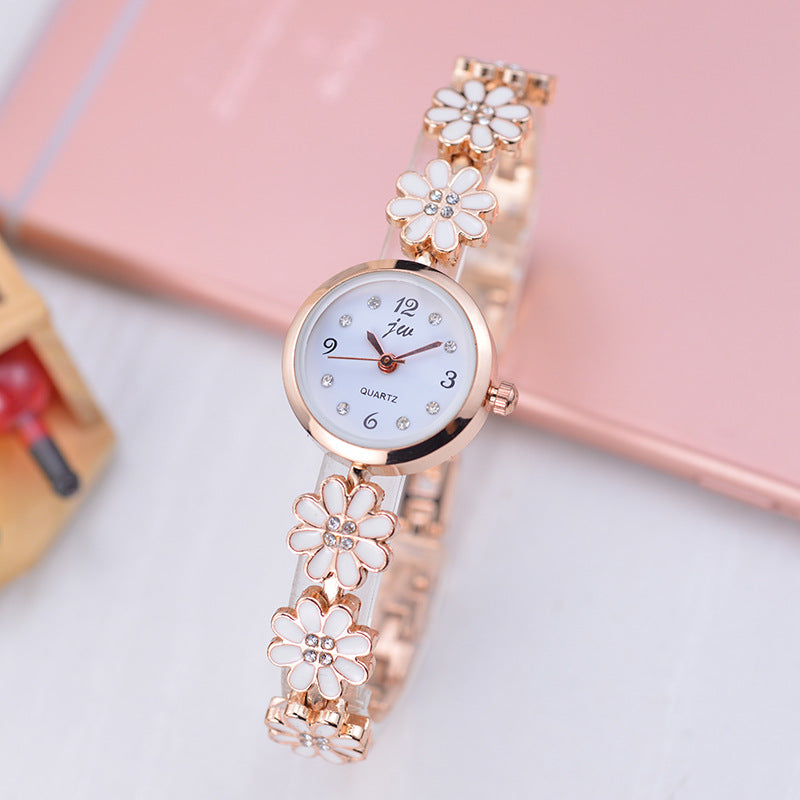 Women's fashion watch Daisy set diamond elegant women's bracelet watch