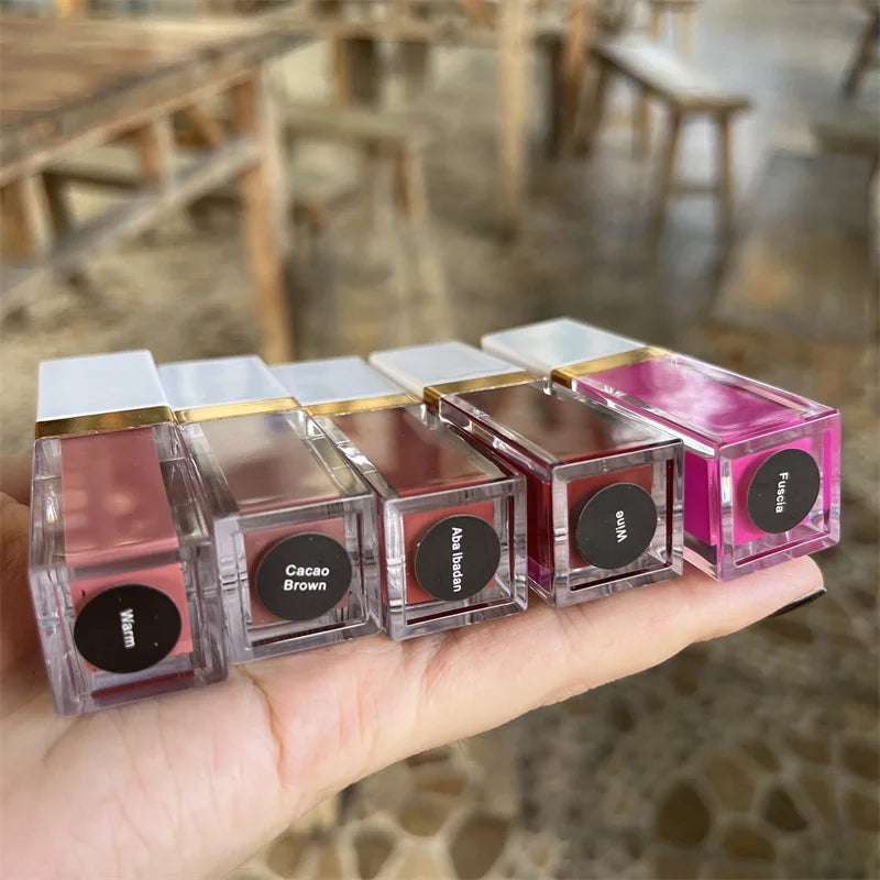 30色哑光液体口红唇彩带白色管唇化妆唇膏