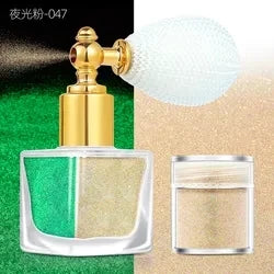 身体高光微光喷雾粉末荧光笔闪光粉末身体闪光面部光泽喷雾宽松化妆