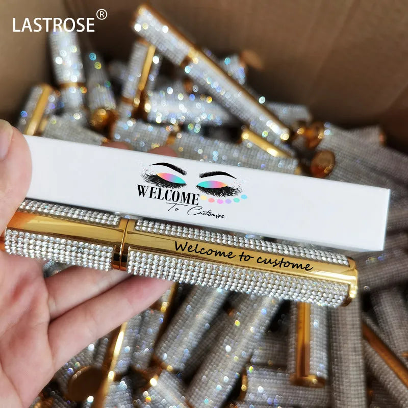 素食防水睫毛膏自有品牌睫毛膏丰盈黑色立体卷曲天然睫毛膏