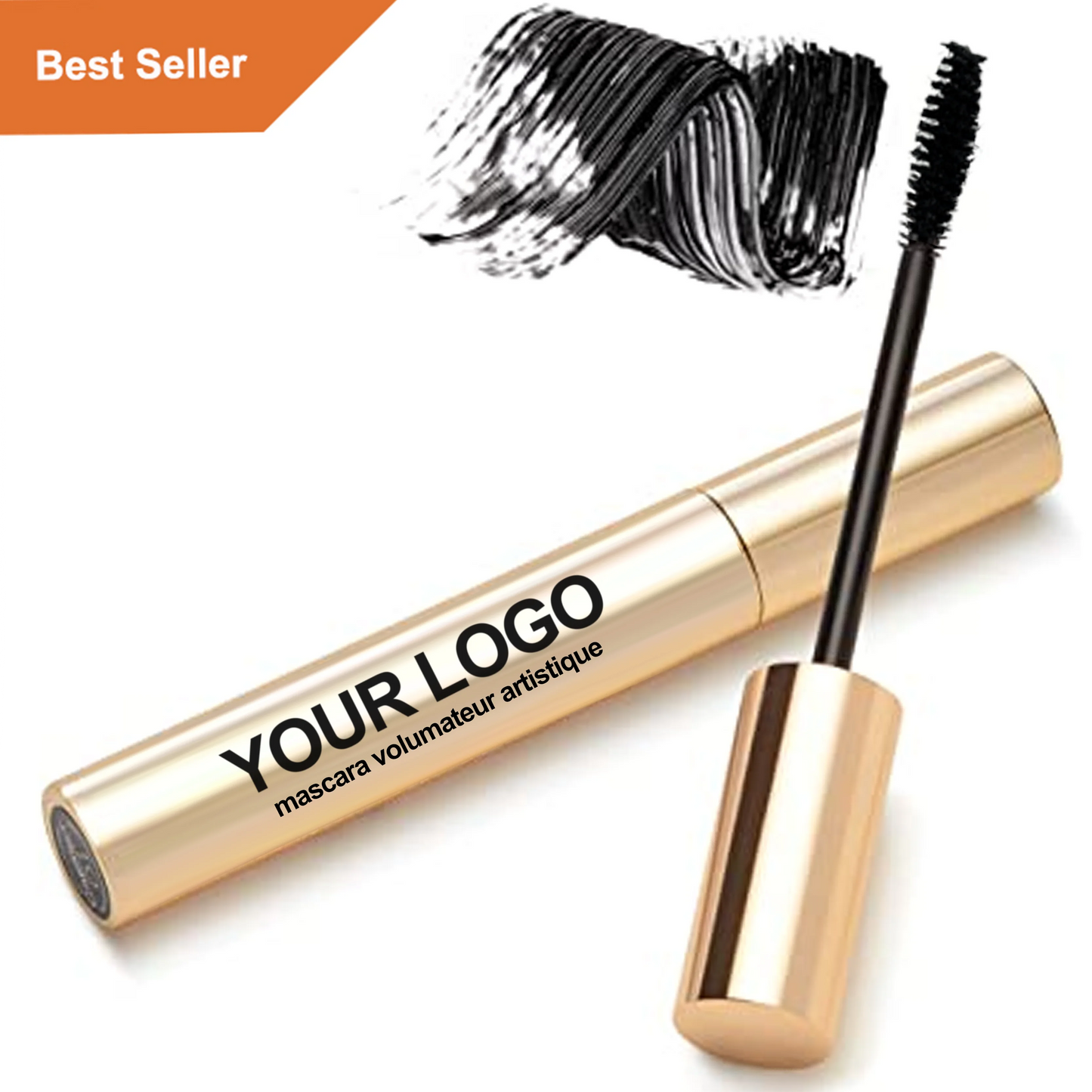 Keratin Eyelash Curl Custom Logo Organic Vegan Waterproof Thick Roll 4D Silk Fiber Eyelashes Own brand Mascara