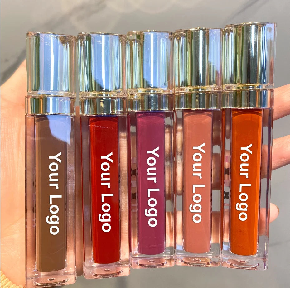 不粘杯口红唇膏多色液体唇彩自有品牌哑光液体唇膏滴滴代理