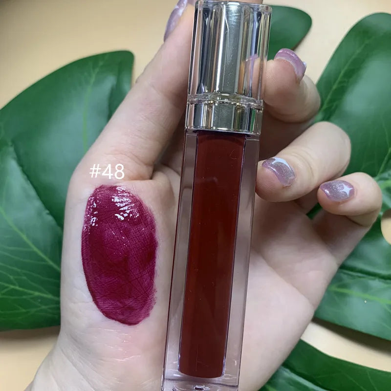 口红唇膏44色裸色素食红色液体口红钻石金唇膏持久防水哑光唇膏