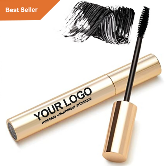 OEM Custom Logo Oil Free 4D Silk Fiber Volume Eye Lash Lengthening Makeup Natural Organic Vegan Waterproof Mascara Private Label