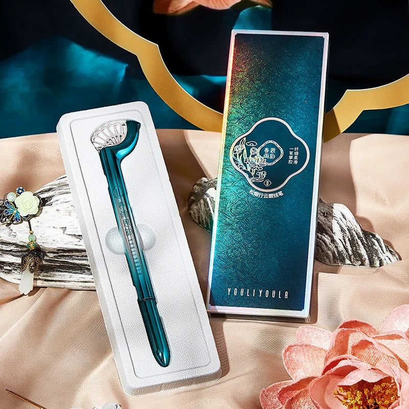 带有新单色多色铬眼线笔的私人标签Duochrome全息铬眼线笔