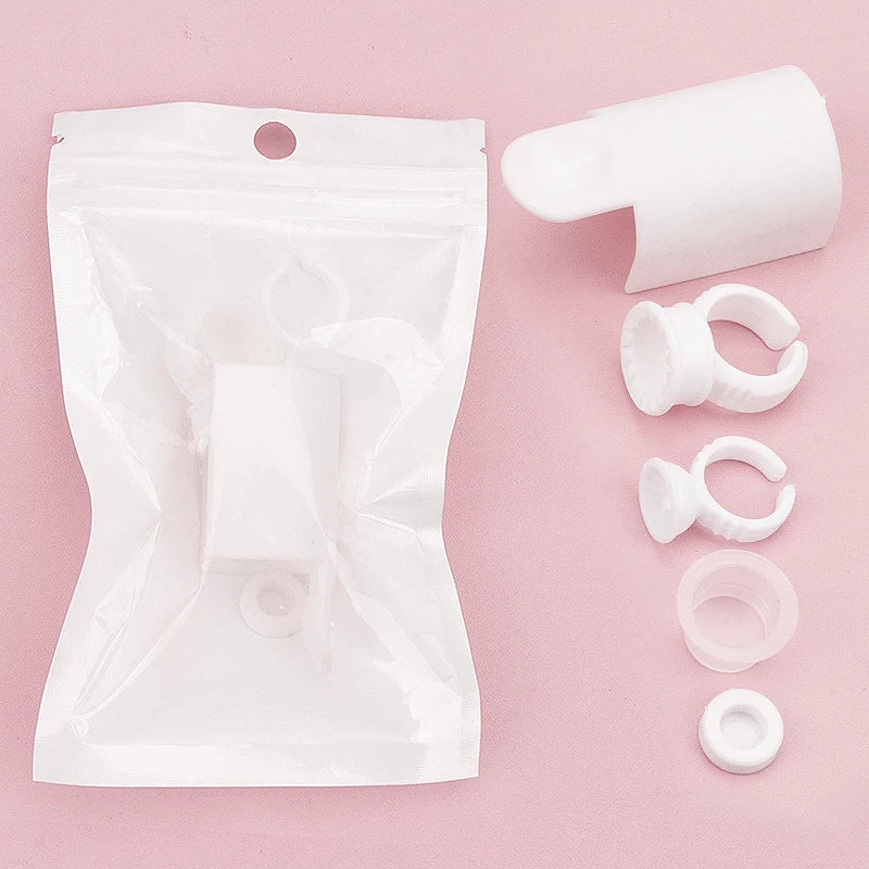 美容睫毛延伸工具5 Pcs U形睫毛分离器睫毛固定器睫毛延伸环套装