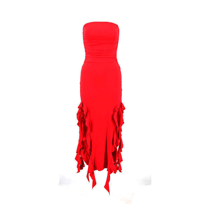 Free shipping  shoulder jellyfish lace dress sexy babes ur women's clothing