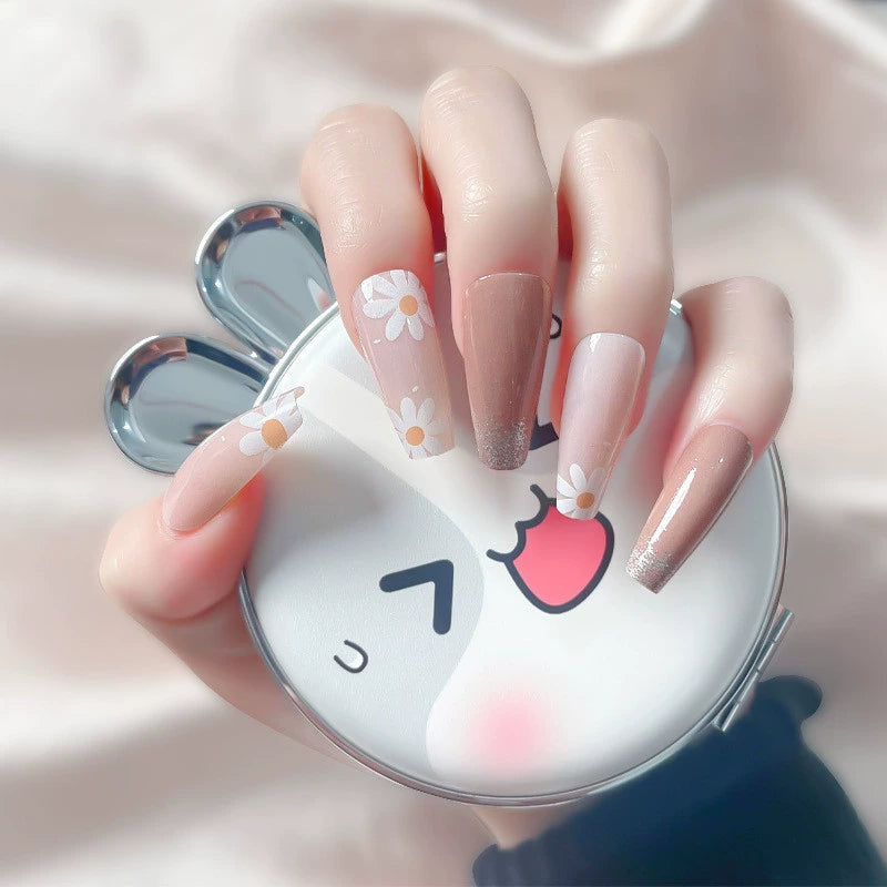 (Hand made nail) Nail pieces, wearing nail pieces, long cross-border nail products, fake nails, European and American wearing nail nails