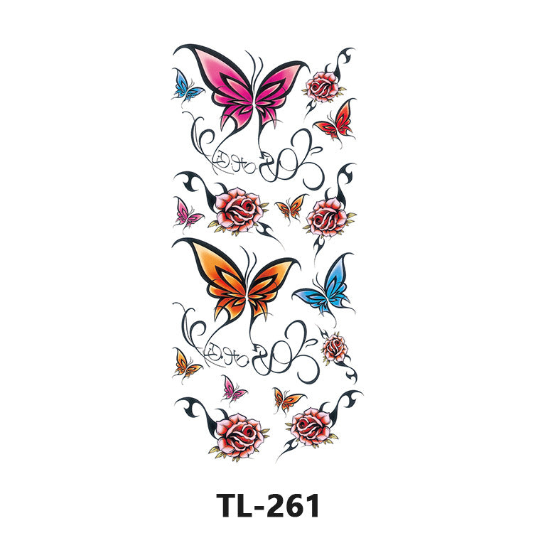 Free shipping Tattoo Waterproof Tattoo Sticker Fresh Flowers Stickers Sexy Plant Tattoo Small Picture Flower Tattoo Sticker in Stock Wholesale