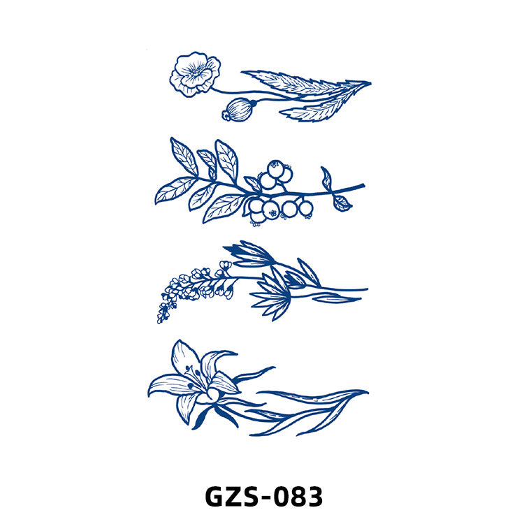 Free shipping Tattoo New Small Picture Tattoo Sticker Herbal Juice Tattoo Ins Fresh Semi-Permanent Tattoo Sticker Waterproof Sweat-Proof Stickers