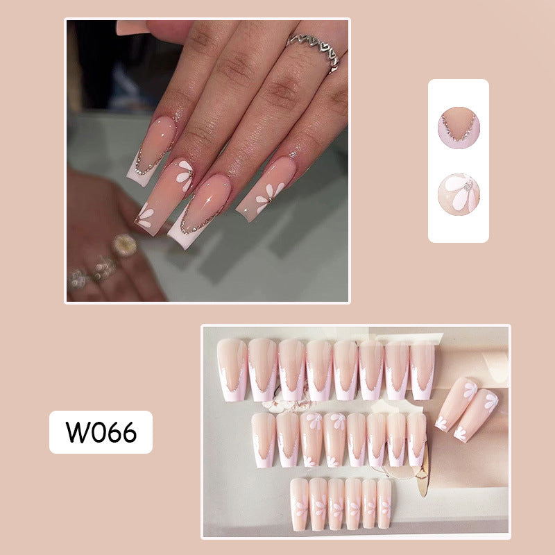 跨境穿戴甲外贸款指甲贴片诺顾美甲片假指甲美甲贴片成品甲 nails