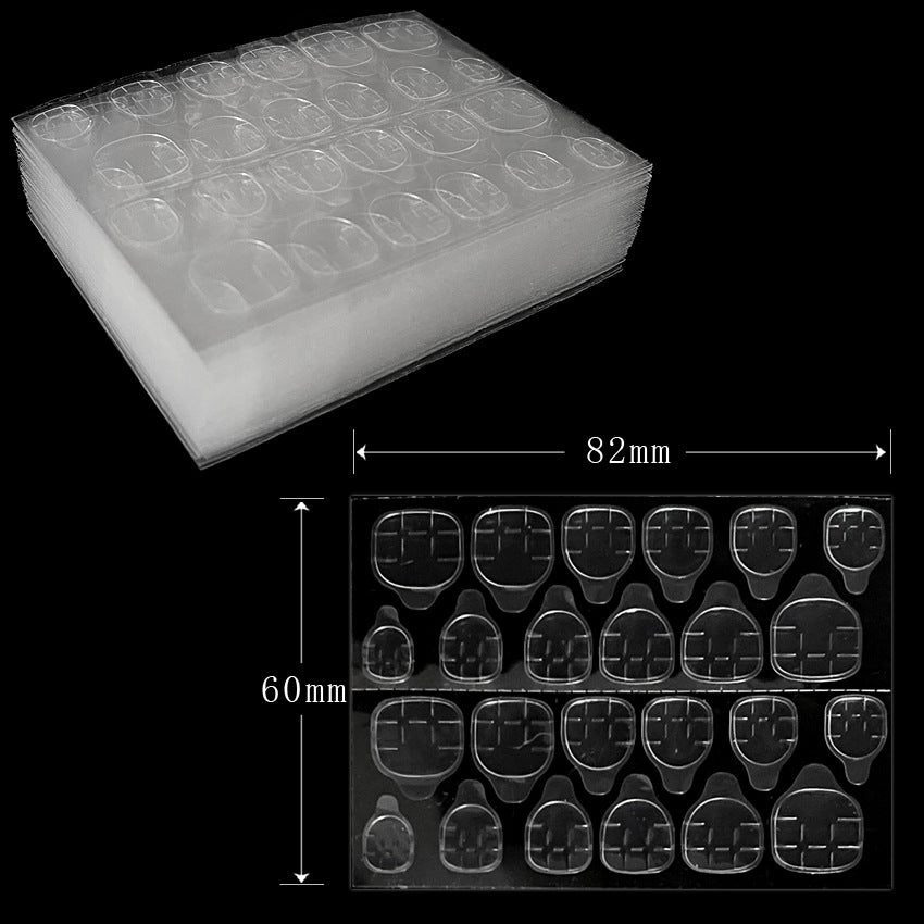 Fashion  nail Manicure Wear Manicure Jelly Double-Sided Polishing Strip Manicure Implement Alcohol Pad Double-Side Paste
