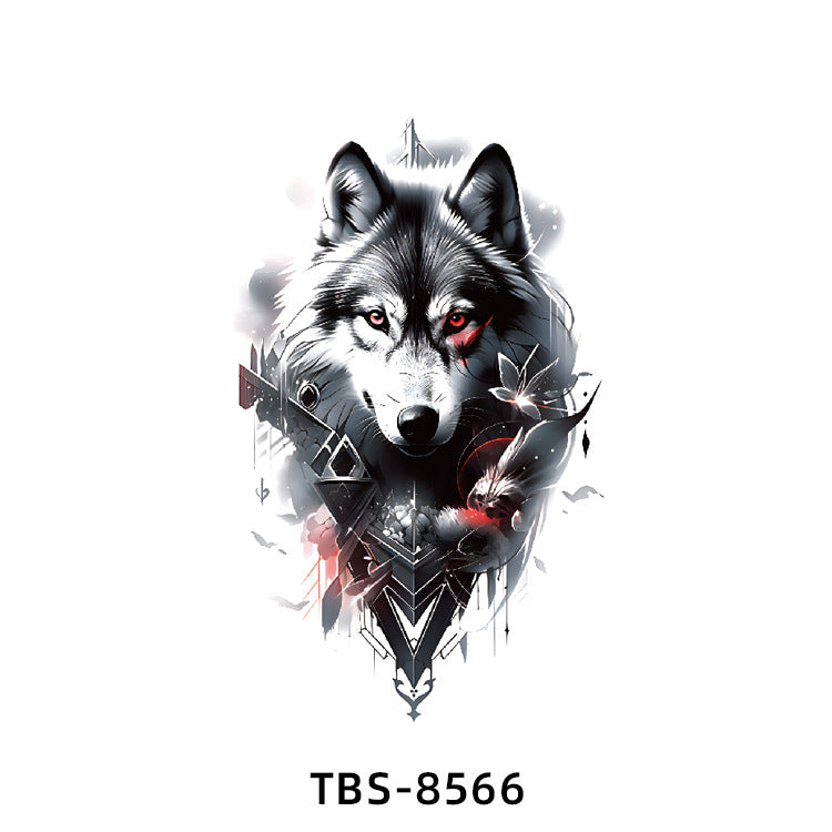 Free shipping Tattoo In Stock Wholesale Small Full Arm Tattoo Sticker Waterproof Sweatproof Animal Color Half Sleeve Arm Flower Tattoo Sticker Paper Tattoo