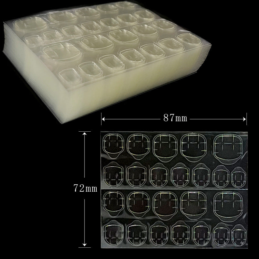 Fashion  nail Manicure Wear Manicure Jelly Double-Sided Polishing Strip Manicure Implement Alcohol Pad Double-Side Paste
