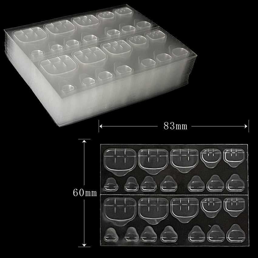 Fashion  nail Manicure Wear Manicure Jelly Double-Sided Polishing Strip Manicure Implement Alcohol Pad Double-Side Paste