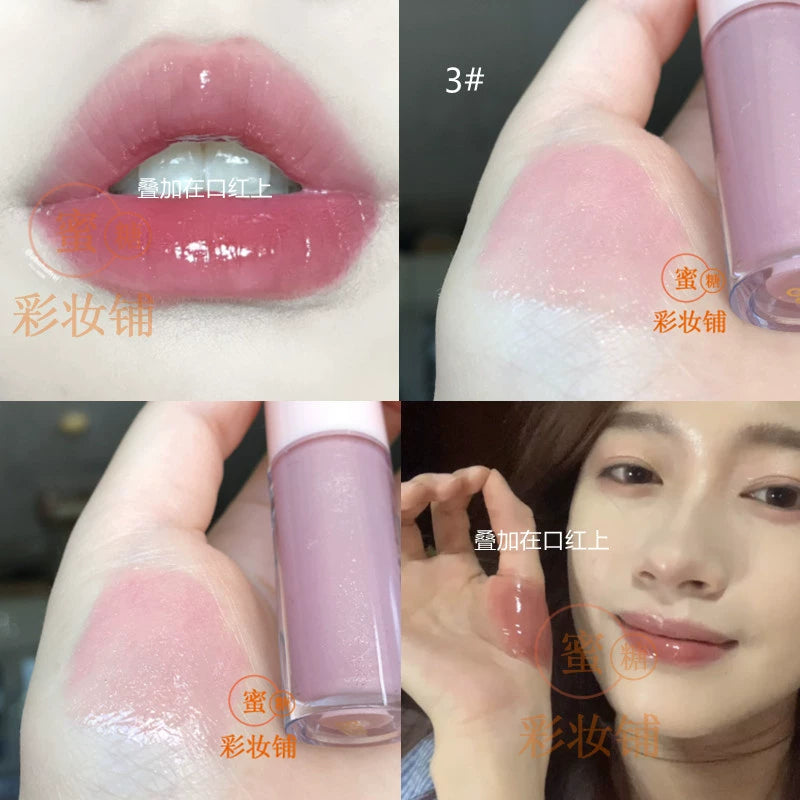 奶油高光口红唇彩釉!Beckisue水光镜面唇蜜嘟嘟唇保湿气色滋润FB平替