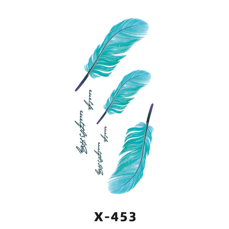 Free shipping Tattoo Tattoo Sticker Paper Waterproof Love Heart Man and Woman Cartoon Personality Couple Long Lasting Flower English Letters Fresh Tattoo Sticker