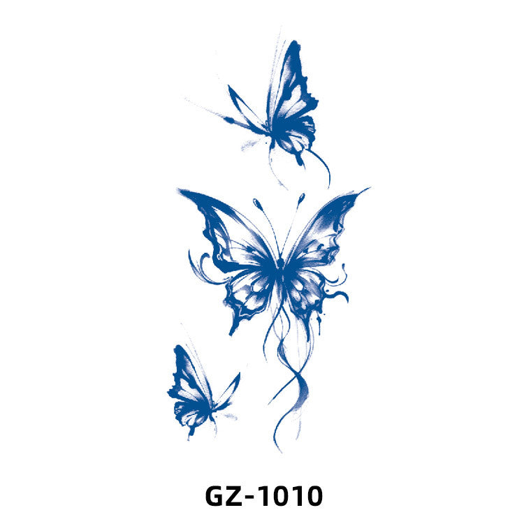 Free shipping Tattoo 2024 New Herbal Animal Tattoo Tattoo Sticker Semi-Permanent Pattern Half Sleeve Tattoo Waterproof Sweatproof Tattoo Sticker Paper