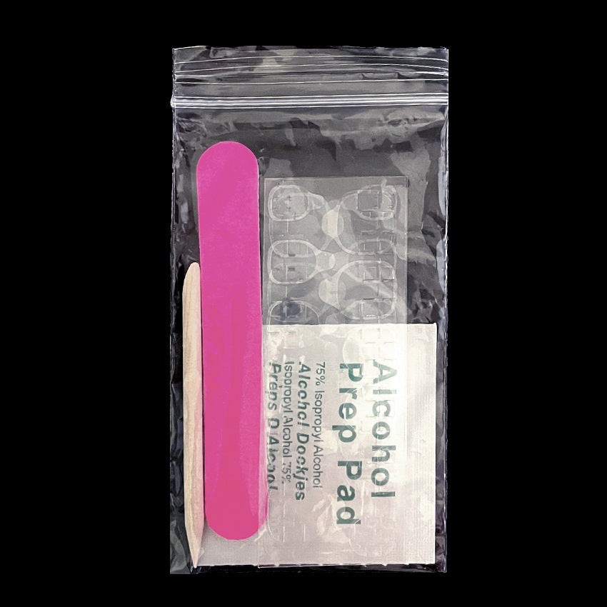 Fashion  nail Manicure Wear Manicure Jelly Double-Sided Polishing Strip Manicure Implement Alcohol Pad Double-Side Paste