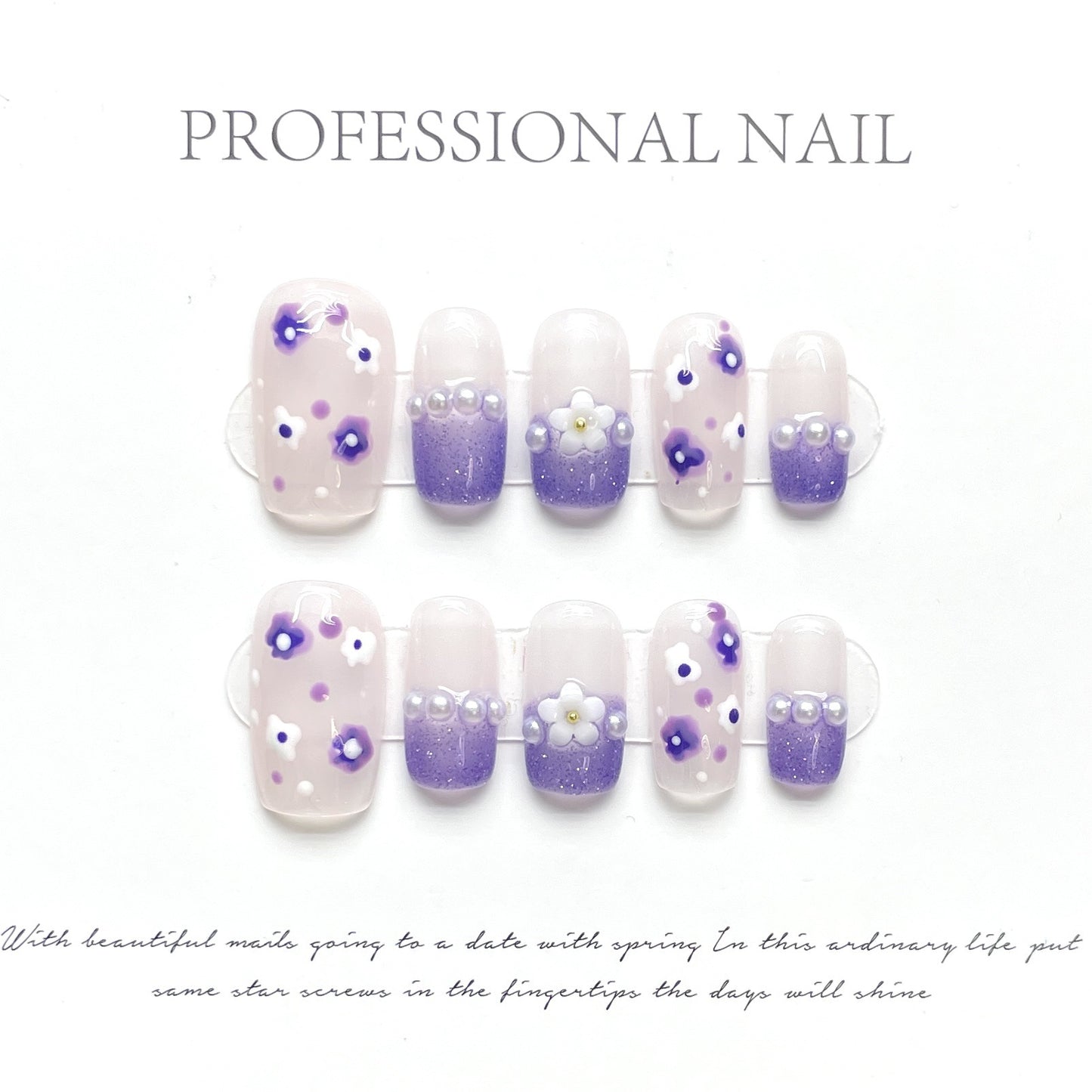 Hand-Made Nail White Cherry Red Cat Eye Red Heart Queen Nail High-Grade Red White Nail Stickers