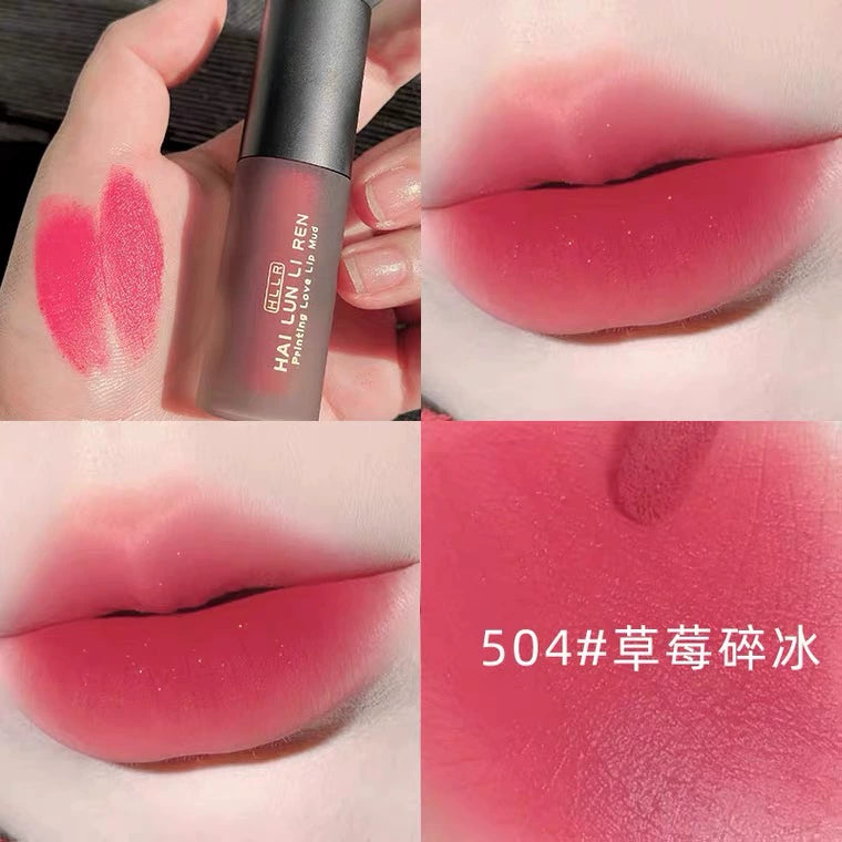 口红唇釉女哑光雾面镜面不易掉色不沾杯丝绒唇彩学生滋润显白