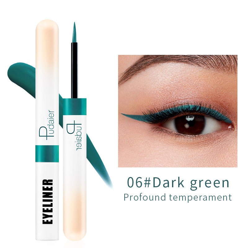 Color Liquid Eyeliner Amazon Makeup Waterproof Quick Dry Ultra Thin 12 color Eyeliner