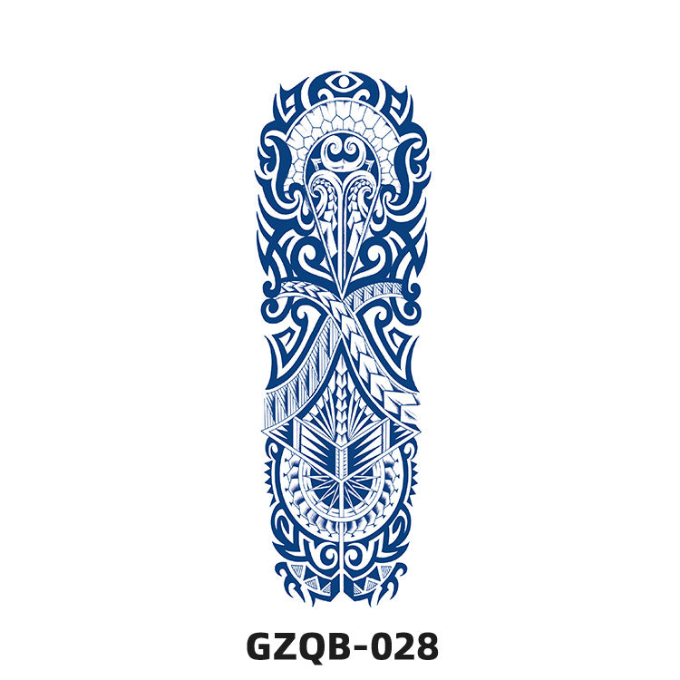 Free shipping Tattoo Factory in Stock Wholesale Herbal Juice Full Arm Tattoo Sticker Waterproof Sweat-Proof Imitation Tattoo Semi Permanent Tattoo Sticker