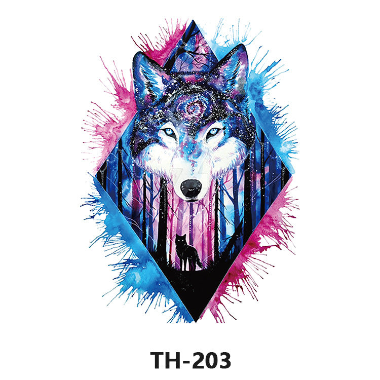 Free shipping Tattoo Factory Sticker Tattoo Tattoo Sticker Simulation Tattoo Sticker Paper Flower Color Water Transfer Stickers Sweatproof and Waterproof Direct Wholesale