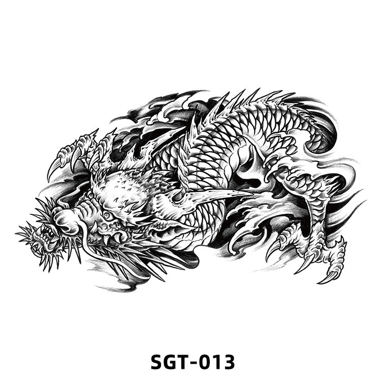 Free shipping Tattoo 2023 New Factory Wholesale Chest Paste Tattoo Sticker Back Tattoo Wings Big Picture Sticker Tattoo Sticker Back Sticker
