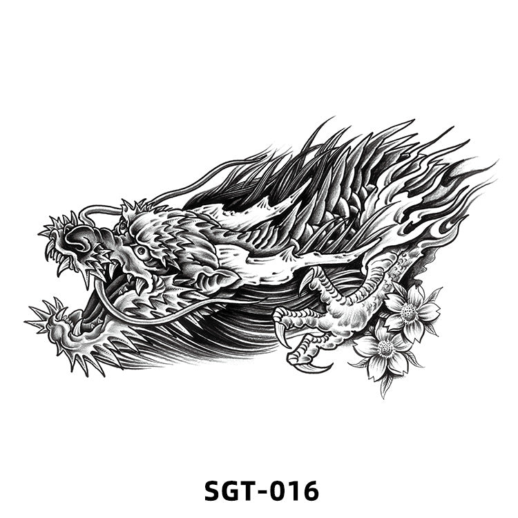 Free shipping Tattoo 2023 New Factory Wholesale Chest Paste Tattoo Sticker Back Tattoo Wings Big Picture Sticker Tattoo Sticker Back Sticker