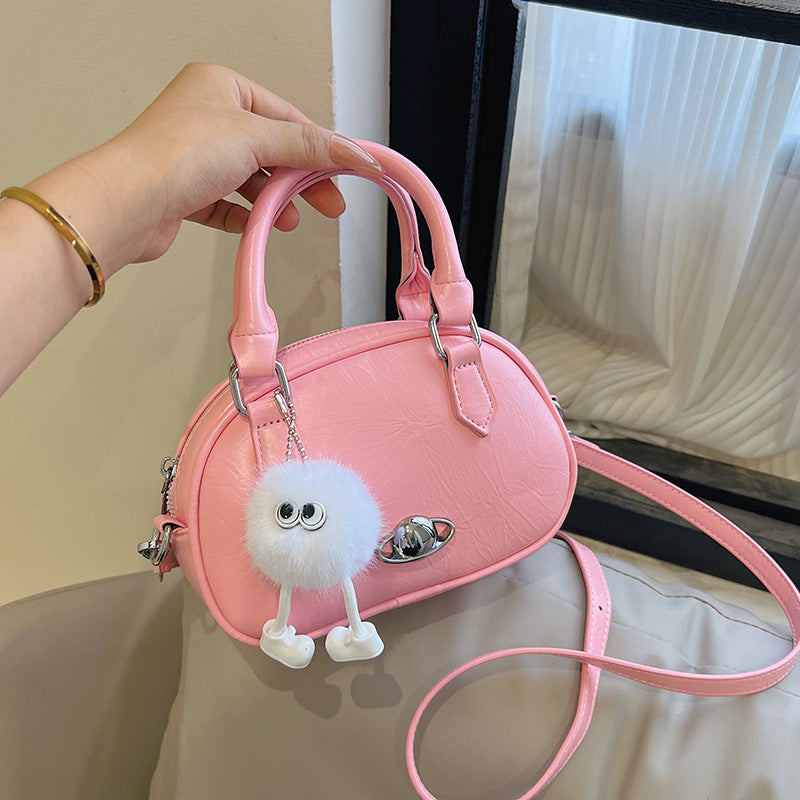 Dopamine Bag Free shipping Tattoo High-end foreign style bowling niche handbag new messenger small bag women's dopamine high-end shoulder bag wholesale