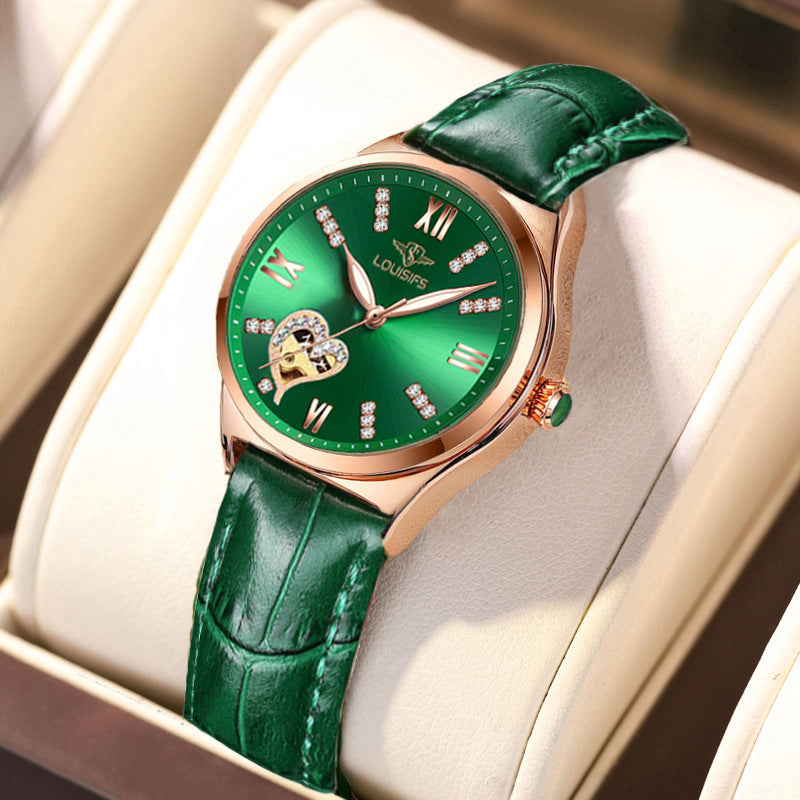 Women's fashion watch 路易梵斯新款女士手表女学生防水夜光日历韩版女表抖音爆款代发