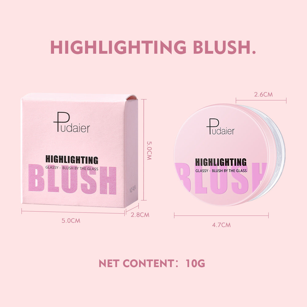 Warm Change Blush Clear Color Changing Gel Highlighter Blush Cream Natural Nude Blush