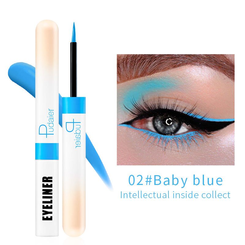Color Liquid Eyeliner Amazon Makeup Waterproof Quick Dry Ultra Thin 12 color Eyeliner
