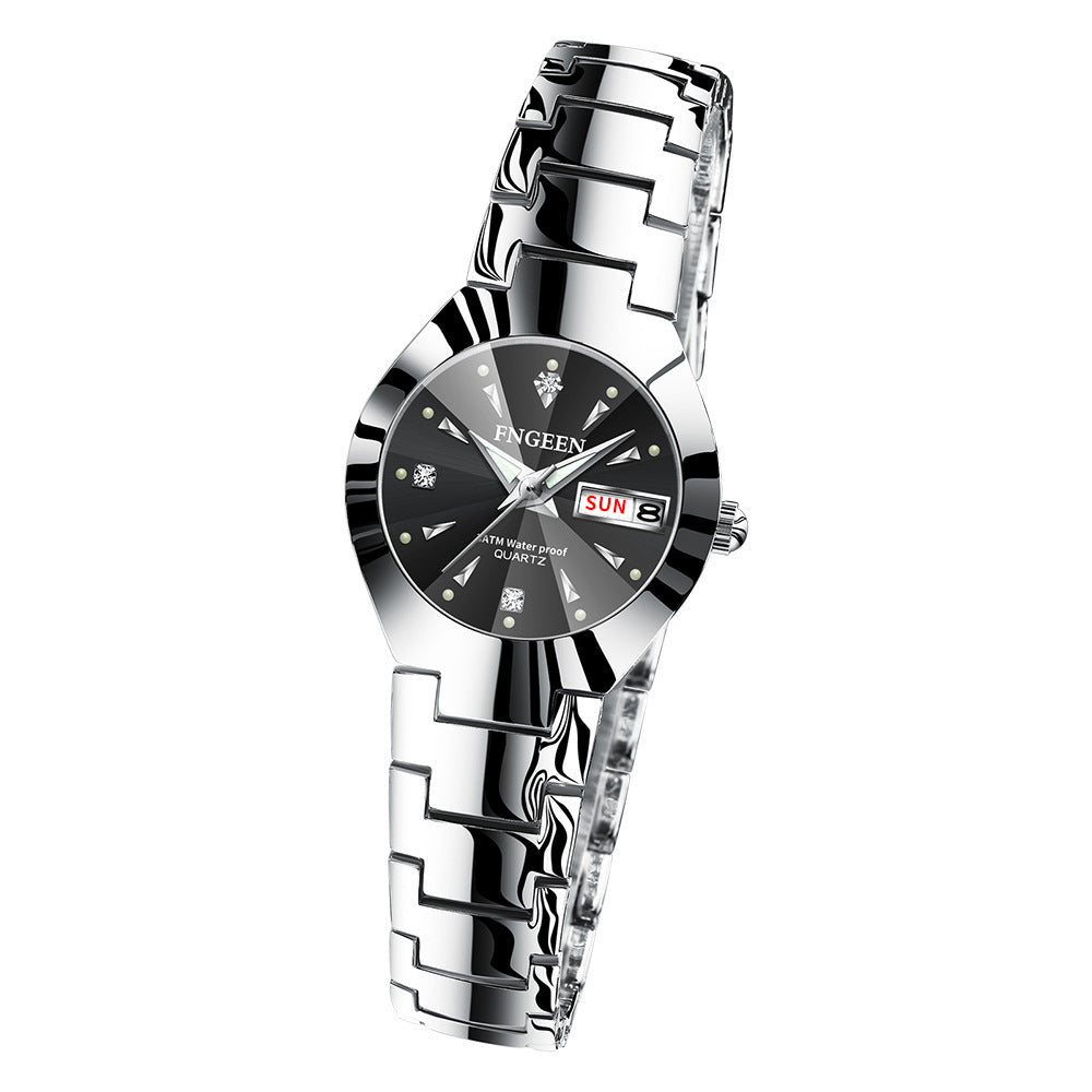 Fashion women's watchKorean Style Simple Fashion Watch Women's Student Watch Men's Women's Watch Quartz Couple Waterproof Ultra-Thin Cross-Border Dried Shrimp