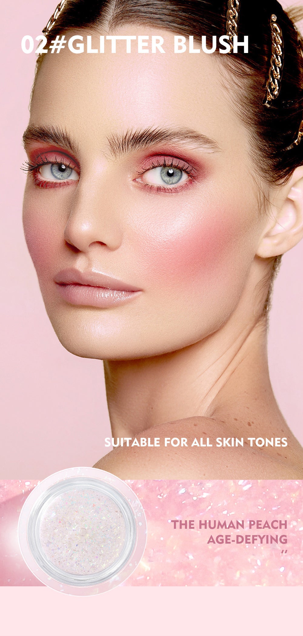 Warm Change Blush Clear Color Changing Gel Highlighter Blush Cream Natural Nude Blush