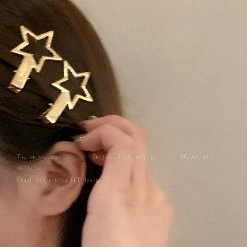 头饰发夹多巴胺甜酷风少女发夹y2k小众辣妹鸭嘴夹甜美高级感气质发饰批发