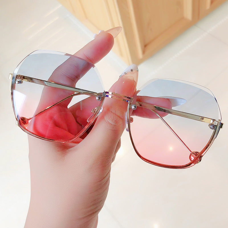 Women's fashion glasses 2022新款高级感ins墨镜女潮网红同款太阳镜夏季防晒防紫外线眼镜