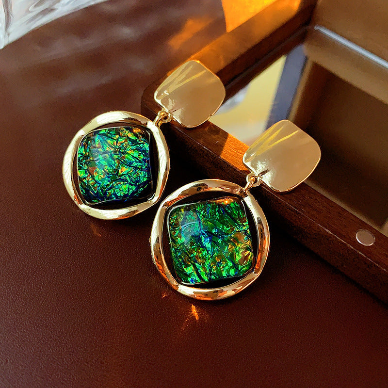 首饰耳环中古vintage复古银针耳环宫廷风小众耳钉耳坠高级感轻奢耳饰批发
