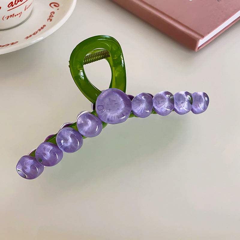 小清新不规则发夹夏季高级感气质抓夹ins简约百搭鲨鱼夹发饰批发
