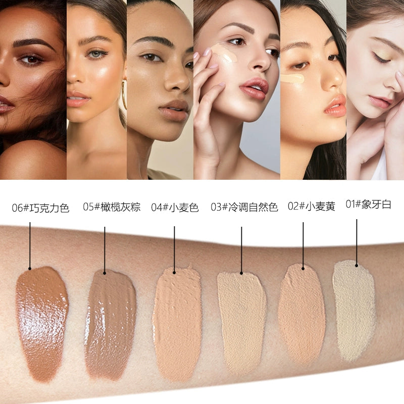 网红同款粉底液小麦色黄黑皮欧美妆BB霜修容遮瑕持妆美黑拉丁舞妆