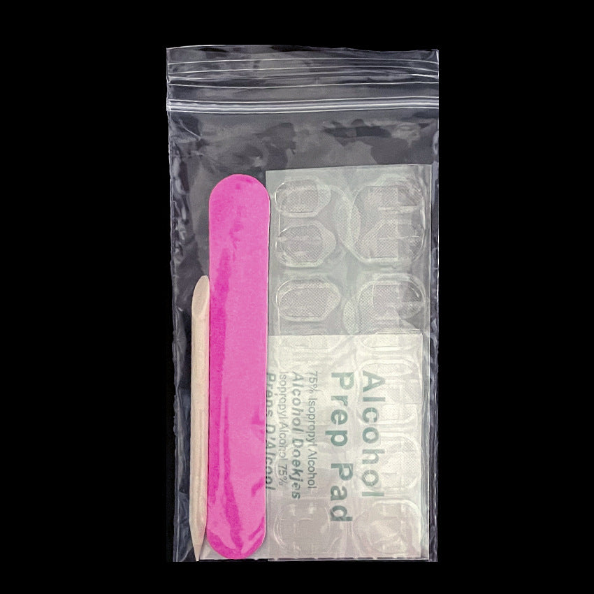Fashion  nail Manicure Wear Manicure Jelly Double-Sided Polishing Strip Manicure Implement Alcohol Pad Double-Side Paste