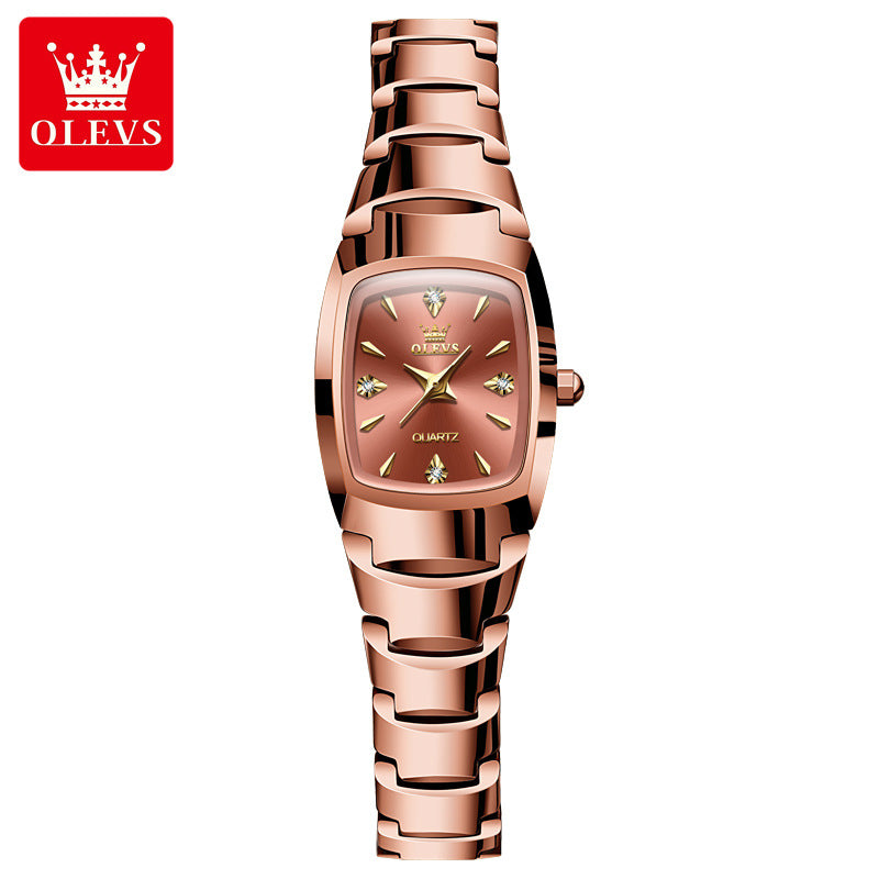 Women's fashion watch Oulishi brand new tungsten steel quartz watch women's watch fashion women's watch women's watch