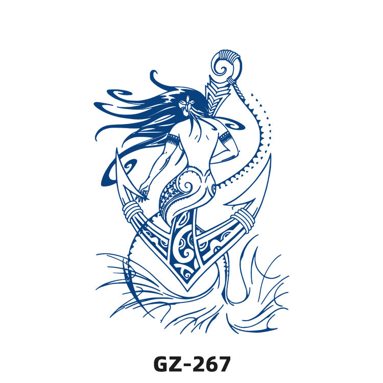 Free shipping Tattoo Exclusive for Cross-Border Herbal Tattoo Sticker Semi-Permanent English Letters Tattoo Sticker Anti-Sweat Tattoo