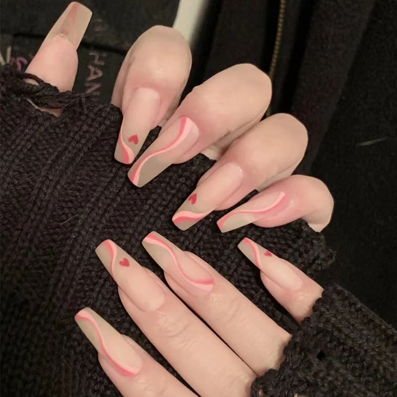 跨境穿戴甲外贸款指甲贴片诺顾美甲片假指甲美甲贴片成品甲 nails