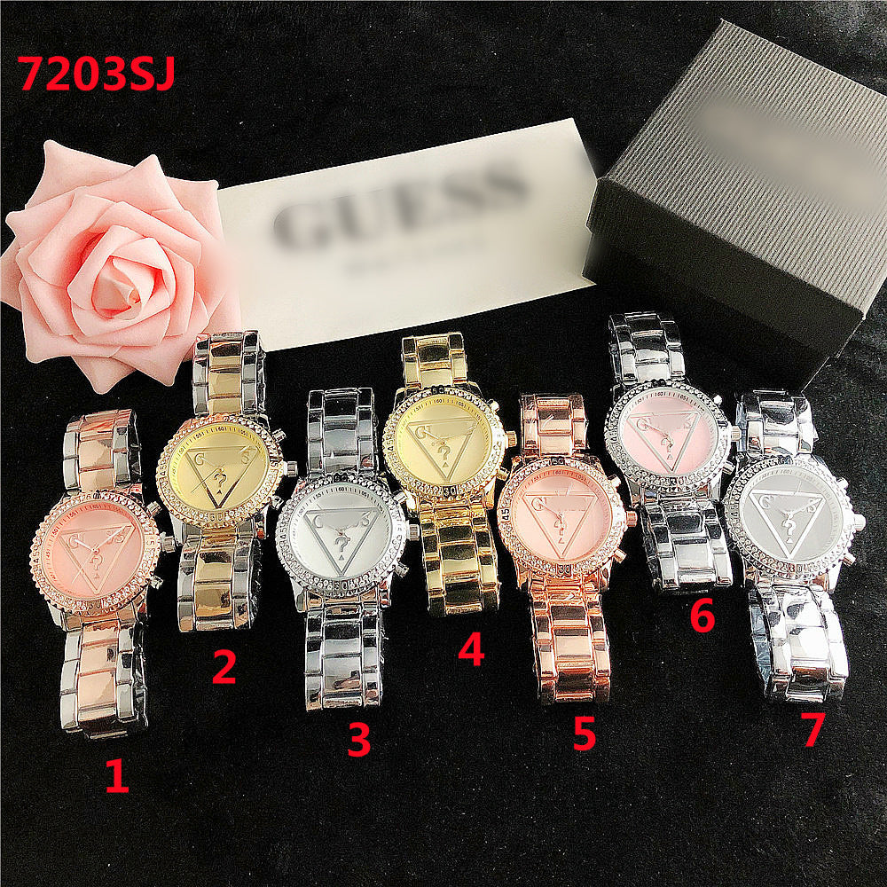 Fashion women's watchSimple Fashion in Europe and America Women's Watch Cross-Border Hot Rhinestone Steel Belt Quartz Women's Watch
