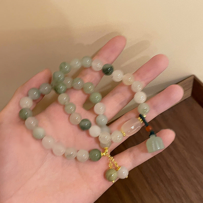 珠宝首饰新中式莲蓬吊坠几何手链闺蜜情侣气质手串个性设计高级感手饰