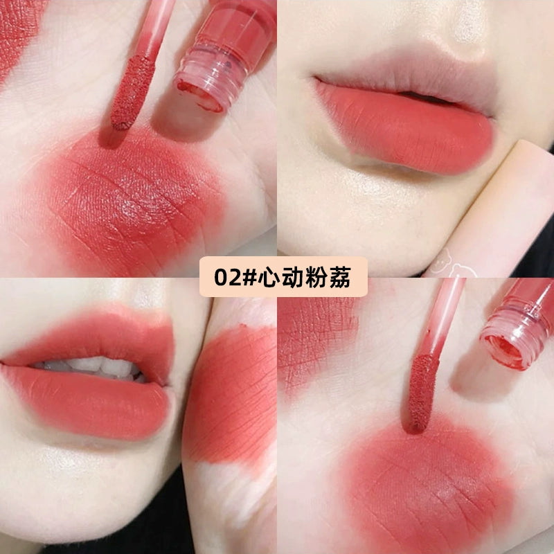 绵绵粉砂雾面口红唇釉持久不粘杯不脱色显白女学生丝绒哑光唇泥口红