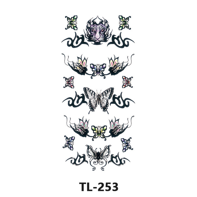 Free shipping Tattoo Waterproof Tattoo Sticker Fresh Flowers Stickers Sexy Plant Tattoo Small Picture Flower Tattoo Sticker in Stock Wholesale
